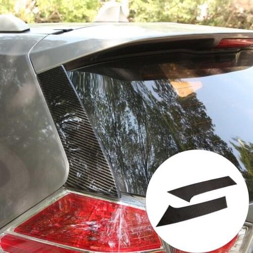 Carbon Fiber ABS Rear Window Side Wing Roof Spoiler Splitter for Nissan X-Trail 2014-2018 Decoration Stickers