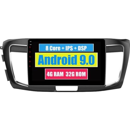 RoverOne Android 9.0 Car Multimedia Player For Honda Accord 2014 2015 2016 Autoradio Bluetooth Radio Stereo GPS Navigation DSP