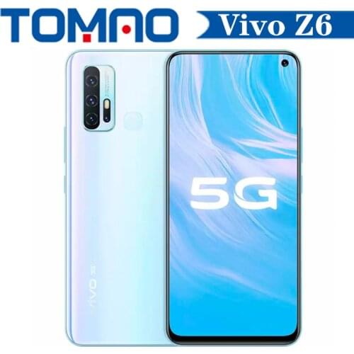 Vivo Z6 5G SmartPhone Octa Core Snapdragon 765G 5000mAh 44W 6GB 8GB RAM 128GB ROM 48.0MP 4 Rear Cameras Android 10 5G Cellphone