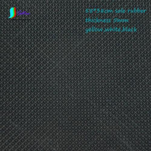 Diy Sport Shoe,Leather Shoe Material Thickening Thickness 5MM Big Size Yellow,Black,White Sole Protection Non-slip Rubber A0050L