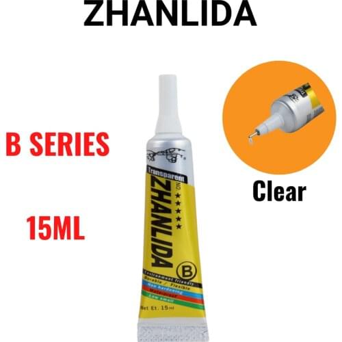 Zhanlida B 15ML Clear Contact Phone Frame Repair Adhesive Multipurpose DIY B7000 Updated Glue With Precision Applicator Tip