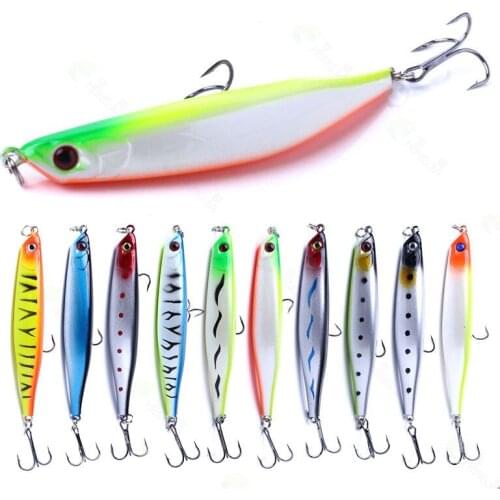 1pcs Pesca Carp Fishing Fresh Water Bent Pencil Fishing Lure Hard Bait 9cm 8g Minnow Plastic Fish Hook Fishing Accessories