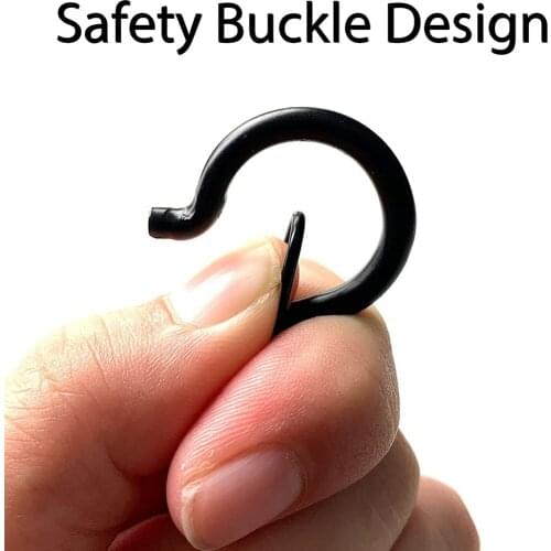 20pcs Wood Q-Hanger Hook Wall-mounted Hoostring Lamp Hook Plastic Tubes Wind Chimes Q Hooks Plant Garden Multi-Purpose Hooks