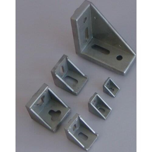 2020 3030 4040Aluminum Corner Angle Decorative Brackets or Aluminum Profile Accessories of L Connector or bracket