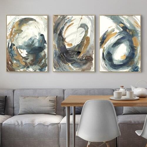 3 Panels Wall Art Abstract Oil Painting Sofa Living Room Decoration Canvas Printing Dropshipping Home Decor Canvas Painting Art