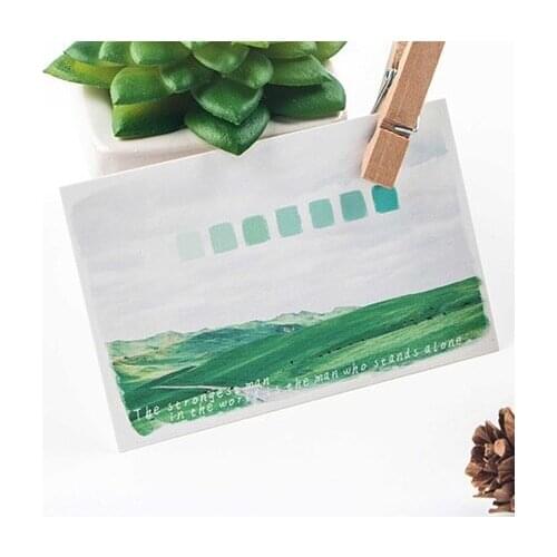 5.2*8cm 54pcs Mini Card color complete the scene print Scrapbooking Craft Paper card DIY gift Decoration card message card