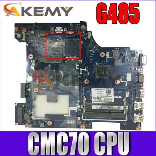 Akemy QAWGE LA-8681P Laptop Motherboard For Lenovo ideapad G485 MAIN BOARD 14'' DDR3 CMC70 CPU