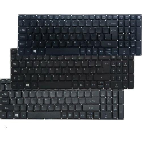 Spanish/SP laptop keyboard for Acer Aspire E5-722 E5-772 V3-574G E5-573T E5-573 E5-573G E5-573T E5-532G F5-573G BLACK (Win 8)