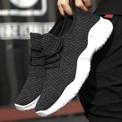 Baitao Leisure Mens Shoes Fashion Korean Edition Fashion Flying Weave Light Student Shoes, Running Shoes and Sports Shoes