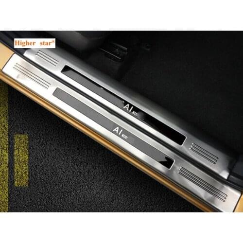 Higher star 8pcs(4 Internal+4 external)door sills Scuff footplate,protection decoration plate for Nissan Qashqai 2016-2018