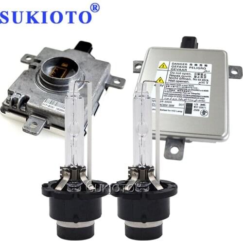 SUKIOTO OEM HID Headlight Ballast Kit 35W D2S D2R Xenon Bulb Lamp 4300K-8000K Car Light Replacement Ballast W3T20971 33119TA0003