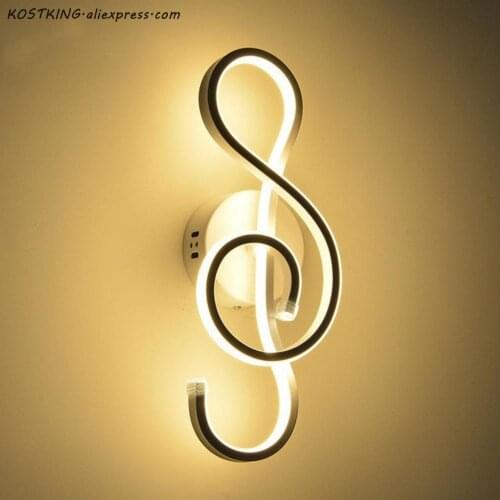 KOSTKING Creative personality LED Bedside lamp of bedroom Wall lamp Nordic style Hotel corridor light Staircase wall decoration