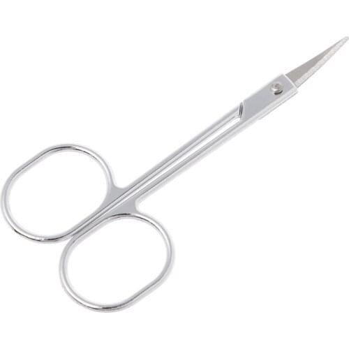 Stainless Steel Small Eyebrow Nose Hair Scissors Cut Manicure Facial Trimming 50JF