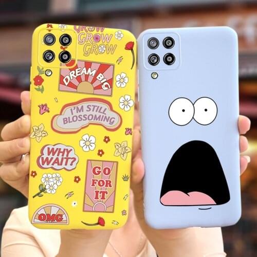 Cute Candy Painted Cover For Samsung Galaxy A22 4G Case A225F Soft Silicone Fundas Phone Cases For Samsung A22 A 22 Coque Bumper