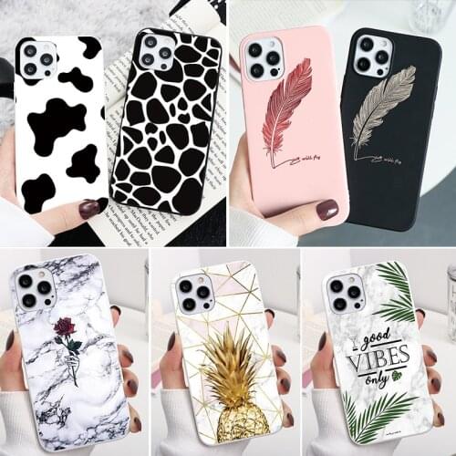 Marble Flower Case for Huawei P30 Lite P40 P20 Pro Honor 9X 10 8X 8A 10i 20i 9A Mate 20 10 Lite Y9 Y7 Case Silicone Soft Cover