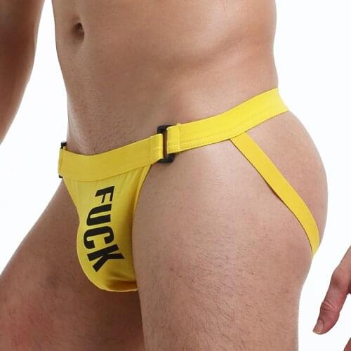 Sexy Gay Men Underwear Jockstrap Briefs Cueca Male Panties G String Thongs Men G-Strings Gay Penis Pouch Men Underpants