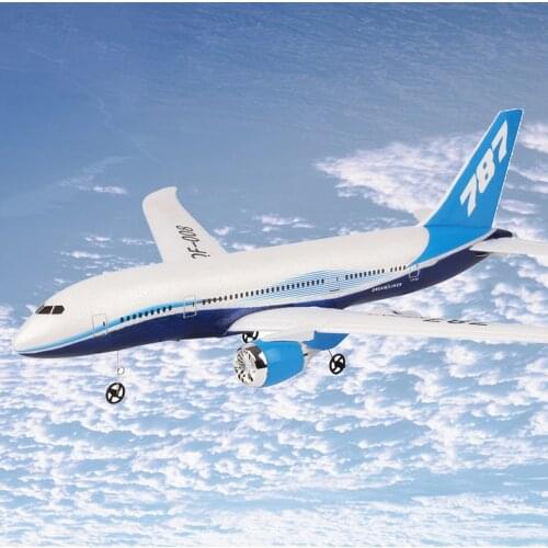 QF008 Boeing 787 550mm Wingspan 2.4GHz 3CH EPP LED Light RC Airplane Fixed Wing RTF Scale Aeromodelling