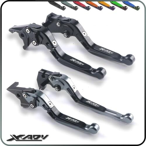 CNC Brake Handle Bar Lever Extendable Folding Adjustable Brake Clutch Levers For Honda X-ADV 750 XADV 750 2017 2018 17 18