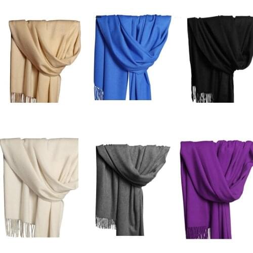 Scarves and Wraps Cashmere Wool Wedding Party Wrap Shawl for Women Pashmina Soft Scarf