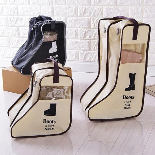 Newest Waterproof Shoes Boots Bag Pouch Storage Travel Bag Non-Woven Laundry Organizador Portable Tote Bag Organizer Cover