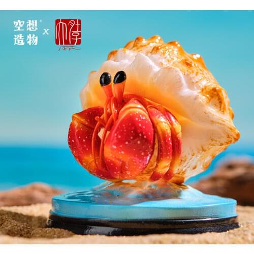 Mystery Box Summer Hermit Crab Fantasy Creation Guardian Wilderness Public Welfare Blind Box Cure By Hand Kawaii Accessories toy