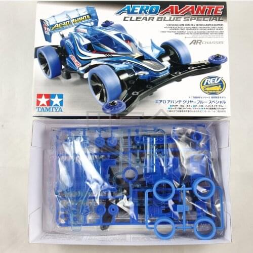 1Set Tamiya AERO AVANTE CLEAR BLUE SPECIAL 1/32 Scale Mini 4WD Car Model 95024 (AR Chassis)