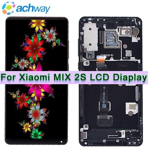 100% test for Xiaomi Mi Mix 2S lcd Display Touch Screen Digitizer Assembly With Frame 5.99"Xiaomi Mi MIX 2S display Replacement