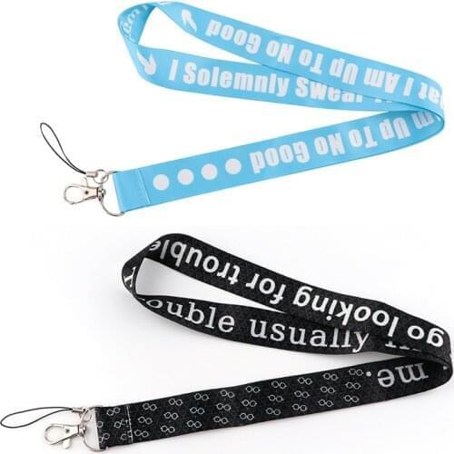 12pcs/lot E3454 Cartoon Magic School Movie Phone Lanyard Fashion Strap Neck Lanyards for ID Card Phone Keys Accesorios