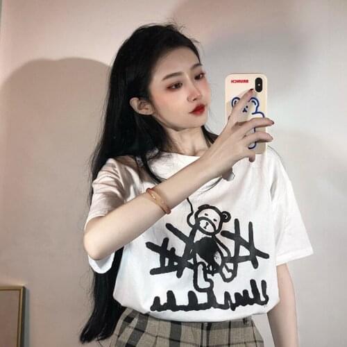 Ay7034 Cheap wholesale 2021 spring summer autumn new fashion casual woman t-shirt lady beautiful nice women Tops female