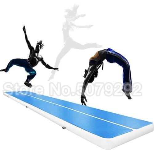 Best Selling Size 1M/3M Air Track With Pump Customized Logo Inflatable Tumble Mat/Bouncing Mat/Home Use Air Floor DWF Low Price