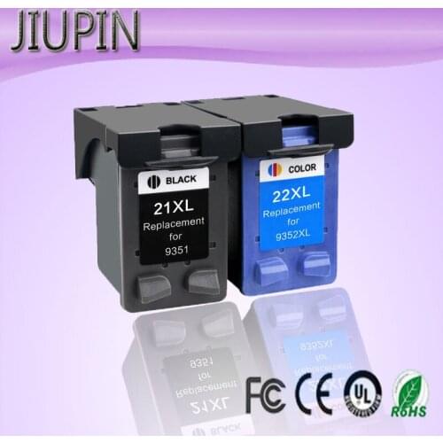 JIUPIN 21 22 Refill Ink Cartridge Replacement for HP/hp21 for HP/hp 21 xl for Deskjet F2180 F2200 F2280 F4180 F300 F380 380 D230