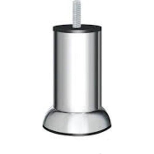 Stainless Steel Furniture Leg Black Replacement Metal Legs For Sofa Cabinets TV Stands Sofa Legs Quality Chrome Plinth Leg 8Pcs