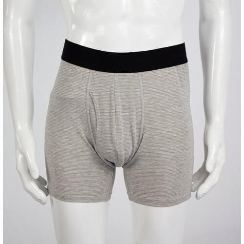S-2XL Boys Gray BLOCK EMF Protection EMI Shielding Anti-Radiation Silver Fiber Underwear