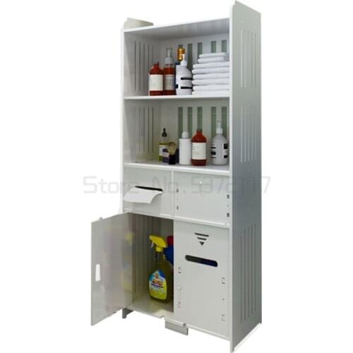 Storage cabinet floor type washstand cosmetics storage cabinet toilet bathroom storage rack