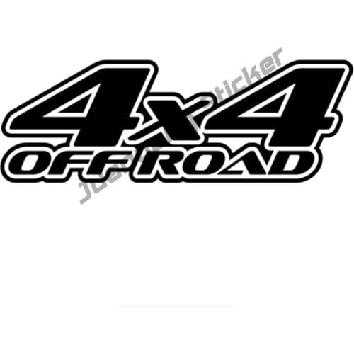 Personality 4x4 Off Road Car Sticker Funny Bumper Yacht Window Camper Truck Car Body Waterproof Scratch-Proof Exterior Kk14x5cm