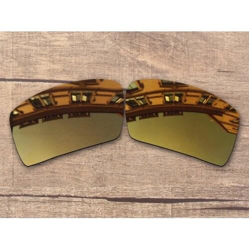 Vonxyz Bronze Mirror Polarized Replacement Lenses for-Oakley Eyepatch 2 Frame