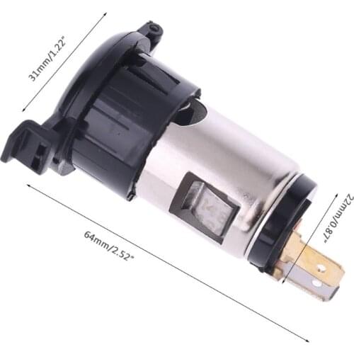 2021 New 12V 120W Universal Car Boat Tractor Cigarette Lighter Power Socket Outlet Plug