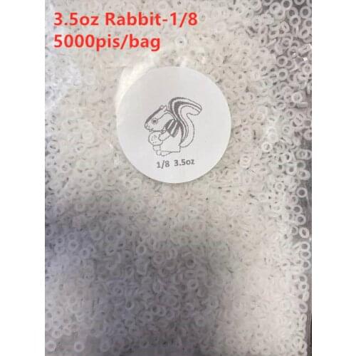 3.5OZ 1/8" Dental Orthodontic Elastic Bands Braces Elastics Ties Clear Tie Sell Brackets 5000/Bag Gap