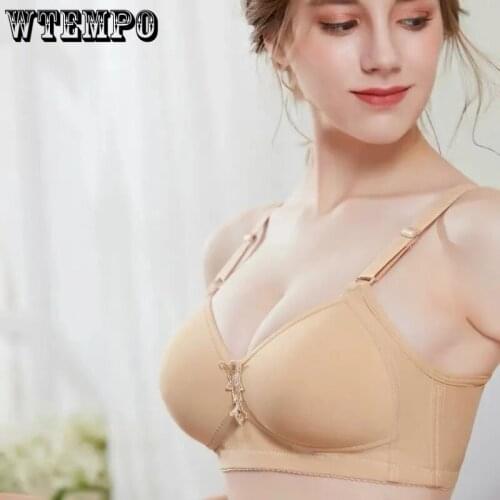 Push Up Bra for Women Plus Size Bra Underwear 48 B C Large Breast Thin Wireless Bralette Woman Plus Size Push Up Bras