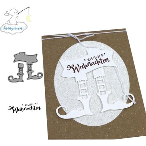 CH Clown feet Metal Cutting Dies and stamps DIY Scrapbooking Card Stencil Paper Craft Handmade Album Handbook Home Decor