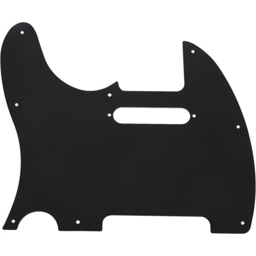 Black 3 PLY Electric Guitar Pickguard For Tele Style Electric Guitar