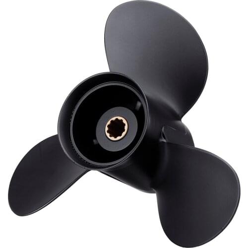 For Mercury/Tohatsu/Nissan 25-30HP 3R0B645230 / 48-896896A40 Outboard Propeller 9.9 x 11 Marine Propeller Aluminum 3 Blades