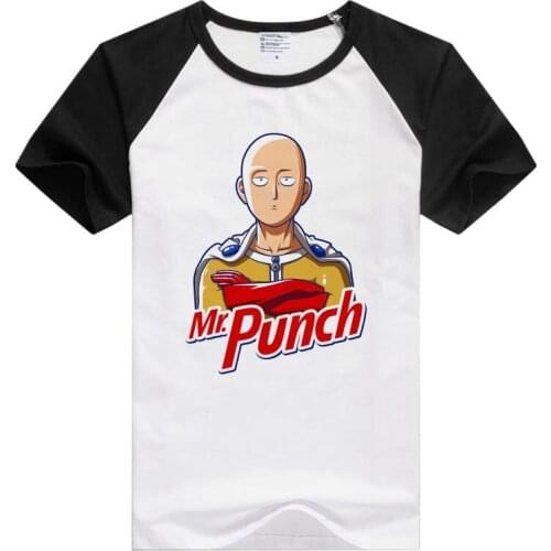 One Punch Man short sleeve casual Men Women T-shirt Comfortable Tees Novelty tee funny GA767