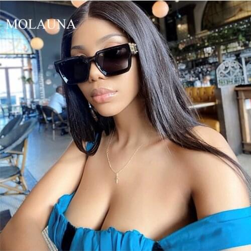 2021 New vintage Rectangle Sunglasses Women Vintage Brand Designer Square Sun Glasses Shades Female UV400