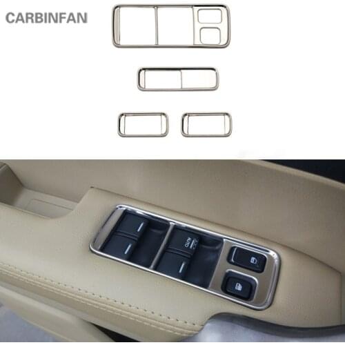 Fit For Honda CRV CR-V 3rd 2007 2008 2009 2010 2011 Stainless steel Interior Door Armrest Window Switch Buttons Cover C1355