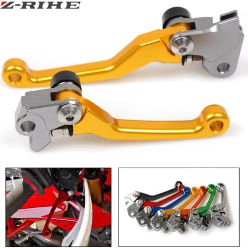For HONDA CR80R CR85R CR125R CR250R CRF150R CRF450R 92-16 CR 80 85 125 250 CRF 150 450 R CNC Pivot Brake Clutch Levers Dirt Bike