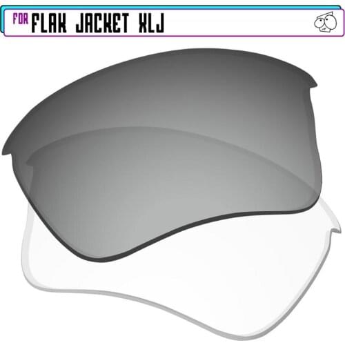EZReplace Polarized Replacement Lenses for - Oakley Flak Jacket XLJ Sunglasses - Eclipse Photochromic