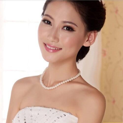 Imitation Pearl Handmade Necklace Korean Fashion All-Match Women Necklace Real Necklace Female Jewelry