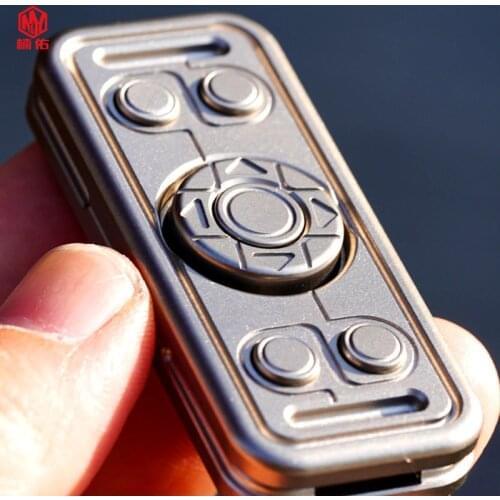 1PC EDC Creative Science Education Metal Finger Gyro Table Copper Adult Decompression Rotating Handy Toys