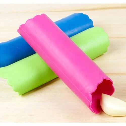 1PC Creative Silicone Garlic Peeler Practical Utility Kitchen Gadget Garlic Stripper Tube Peeling Garlic Peeling Garlic Tools